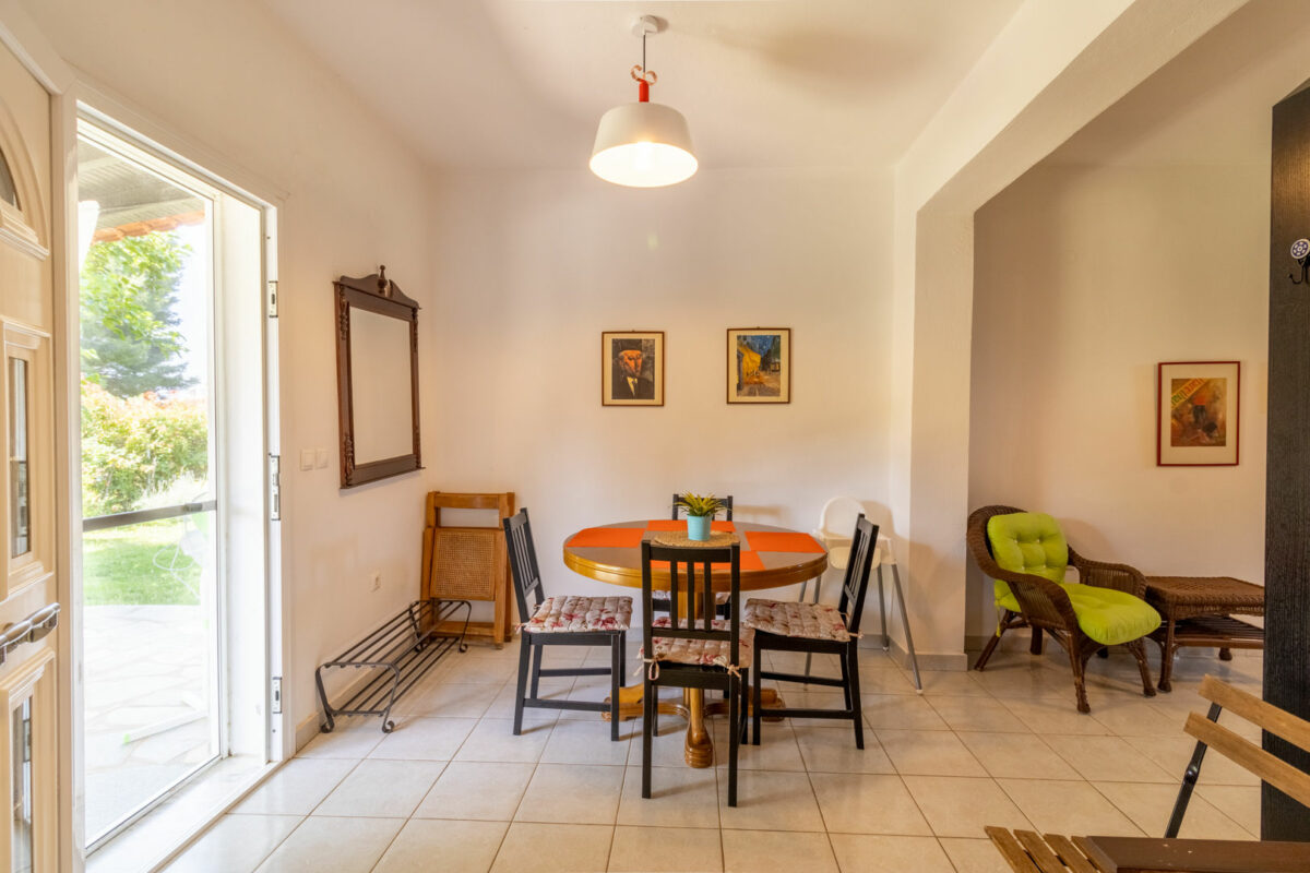 table with chairs in kitchen